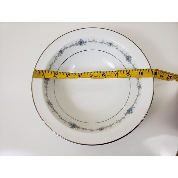 Noritake Fine China GLENCOE #6505 Serving Bowl Round 10" & 8" Vegetable Lot of 2 - Picture 6 of 8